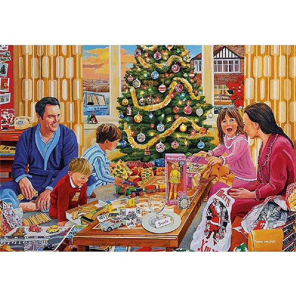 Gibsons Off To The Coast 500pc Jigsaw Puzzle - Family Train Nostalgia Scene, 100% Recycled Board - View #10
