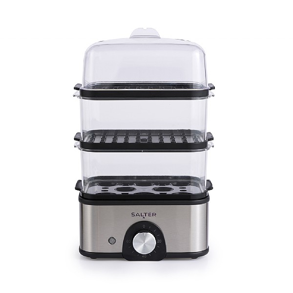 Salter Compact 3 Tier Steamer (3L)