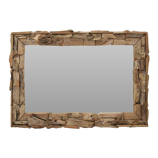Reclaimed Teak Mirror (103x70cm)