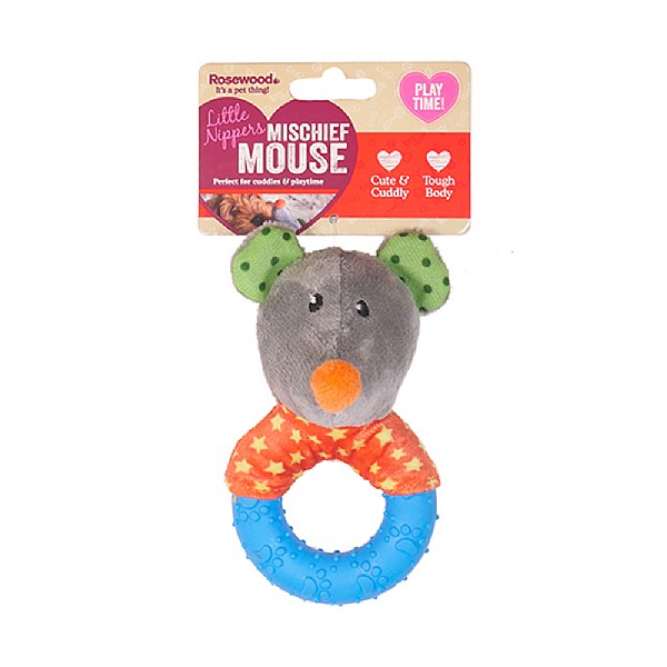 Rosewood Little Nippers Mischief Mouse Chew Toy