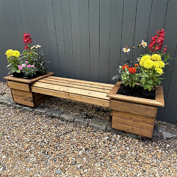 Charles Taylor Knights Double Planter Bench