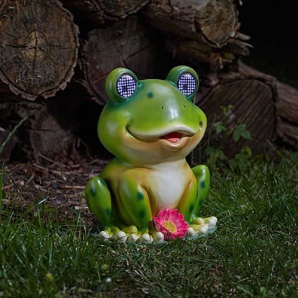 Smart Garden Blinkin' Frog Solar Light
