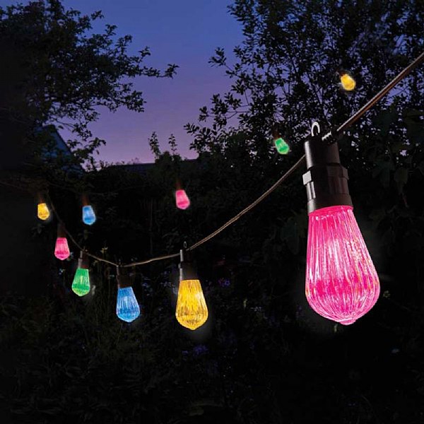 Smart Garden Festoon Low Voltage Multi Coloured String Lights - Set of 20