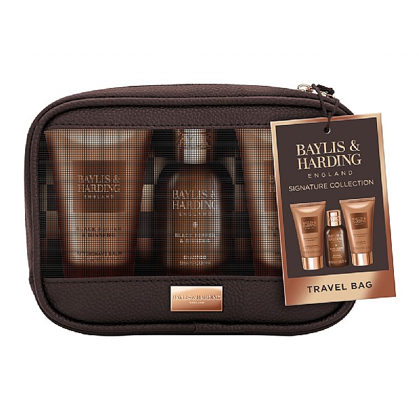 Baylis Harding Black Pepper Ginseng Men's Travel Wash Bag Gift