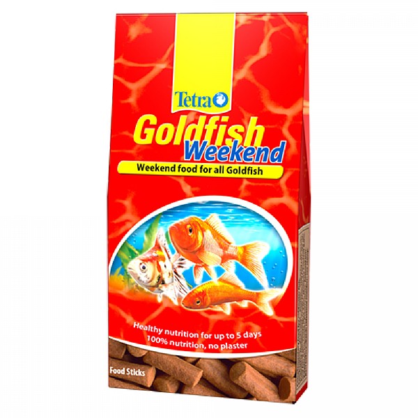 Tetra Goldfish Weekend Holiday Fish Food Sticks - 10pk