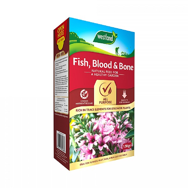 Westland Fish, Blood & Bone All Purpose Plant Food 1.5kg