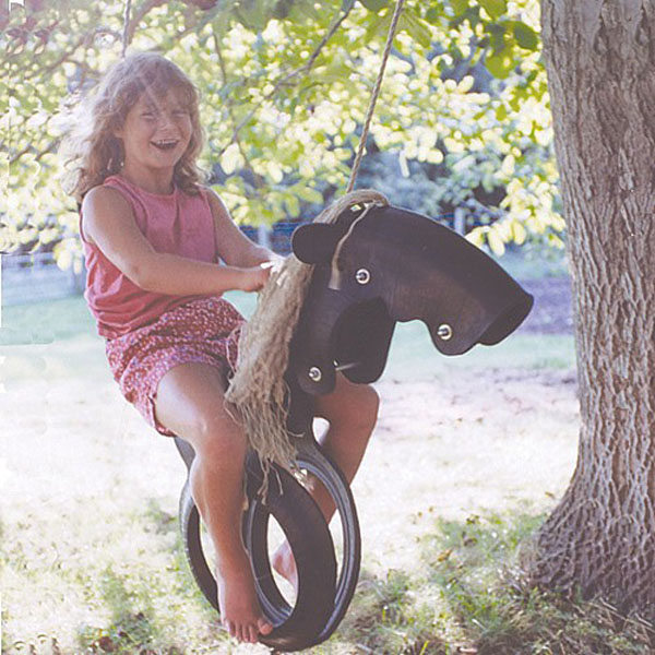 Fallen Fruits Horse Tyre Swing