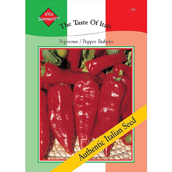Thompson & Morgan Pepper Peperone Rubens Lungo Rosso