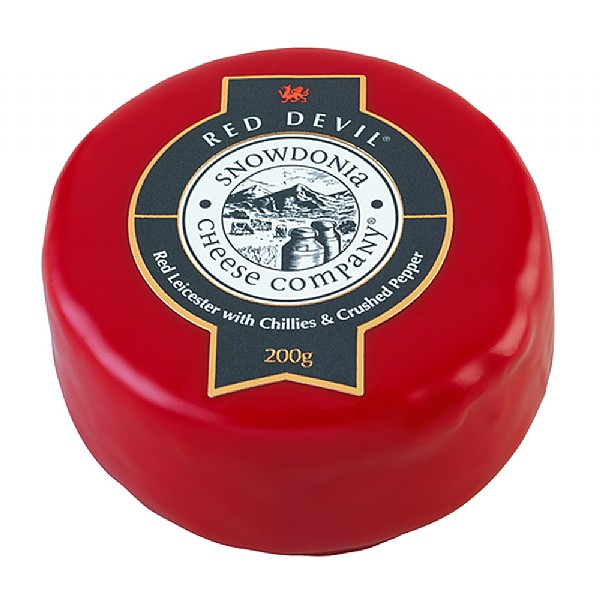 Red Devil Red Leicester with Chillies & Crushed Pepper Truckle 200g