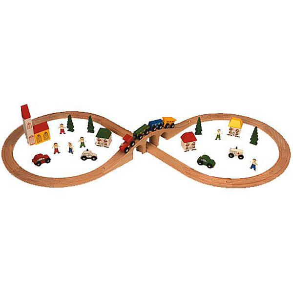 Figure of Eight Train Set - 43 Piece