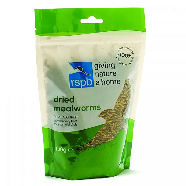 RSPB Dried Mealworms 100g