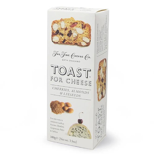 The Fine Cheese Co. Toast for Cheese with Cherries, Almonds & Linseeds 100g