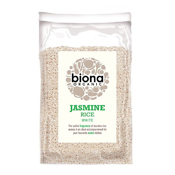 Biona Organic Jasmine White Rice 500g