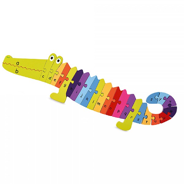 Orange Tree Toys Alphabet Puzzle Crocodile