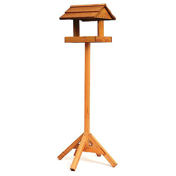 Tom Chambers Bird Retreat Wooden Roof Bird Table