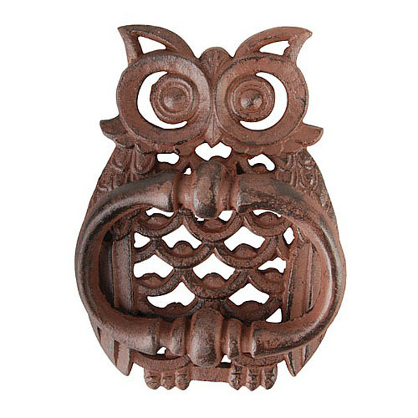 Cast Iron Owl Door Knocker