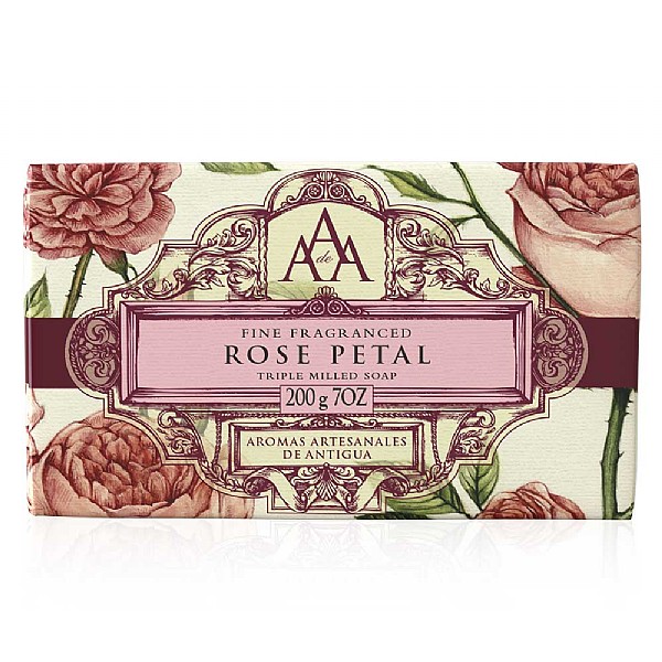 AAA Rose Petal Floral Soap Bar 200g