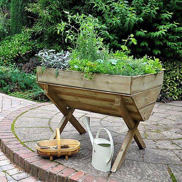 Raised Vegetable Garden Troughs Garden Design Ideas