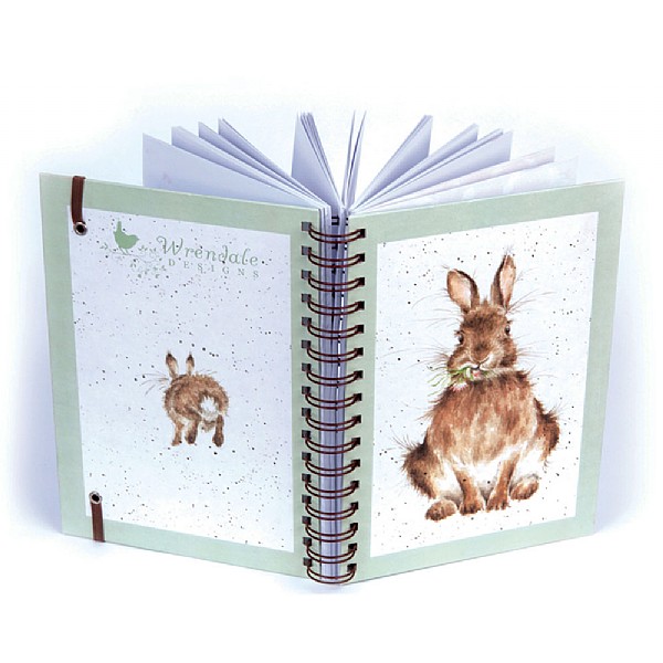 Wrendale 'Daisy Rabbit' A5 Spiral Notebook