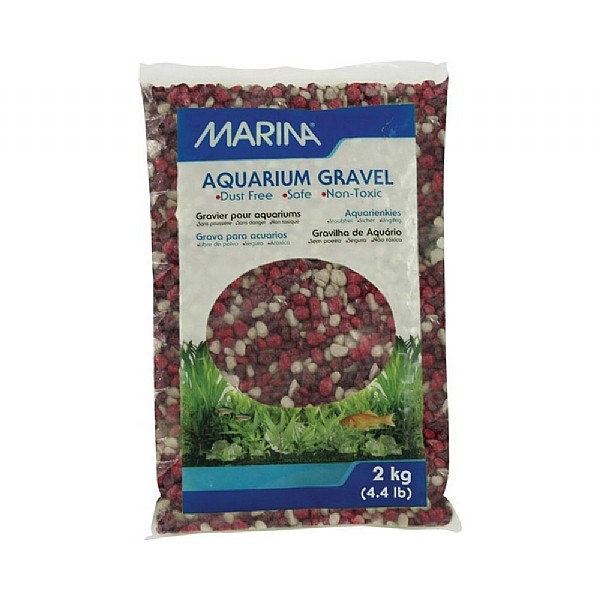 Marina Decorative Gravel Red/Grey 2kg
