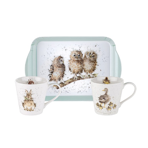 Portmeirion Wrendale Mug & Tray Set