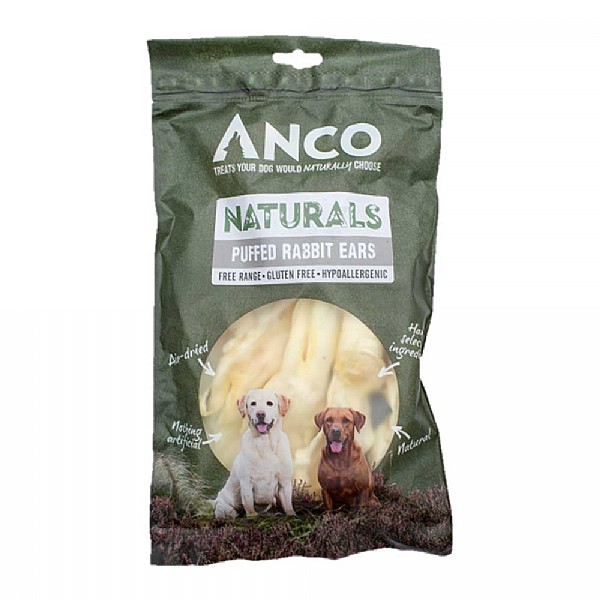 Anco Naturals Puffed Rabbit Ears 100g