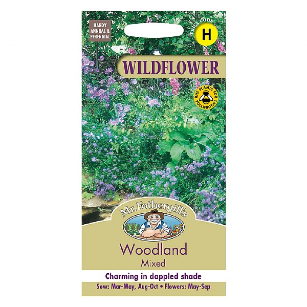Mr Fothergills Wild Flower Woodland Mixture Seeds