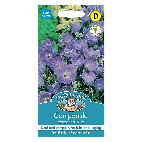 Mr Fothergills Campanula Carpatica Blue Seeds
