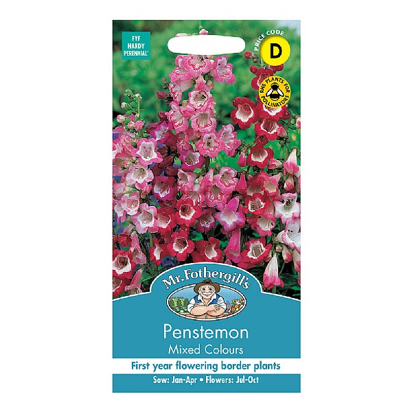 Mr Fothergills Penstemon Mixed Colours Seeds