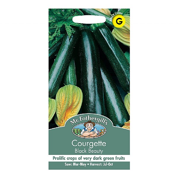 Mr Fothergills Courgette Black Beauty Seeds