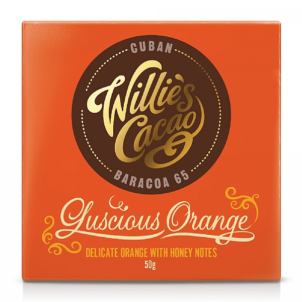 Willie's Cacao Luscious Orange Cuban Dark Chocolate 50g