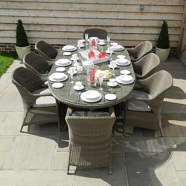 Garden Furniture Kidderminster 4 seasons outdoor sussex 8 seater oval set | weave garden Garden Furniture Kidderminster 4 seasons outdoor sussex 8 seater oval set | weave garden