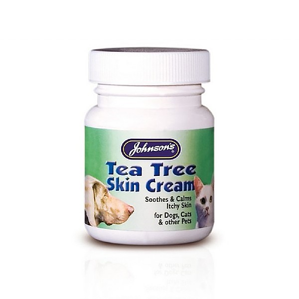 Johnsons Tea Tree Skin Cream For Cats & Dogs