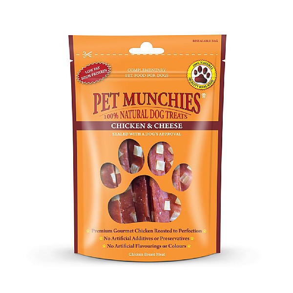 Pet Munchies Natural Chicken & Cheese 100g