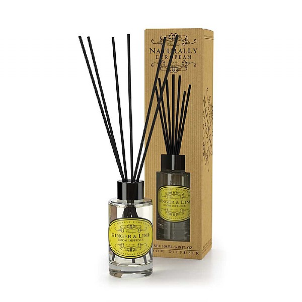 Naturally European Ginger & Lime Reed Diffuser 100ml