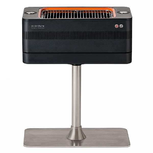 Everdure by Heston Blumenthal FUSION Electric Ignition Charcoal BBQ with Pedestal