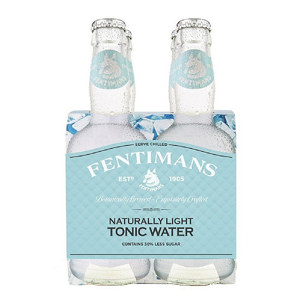 Fentimans Light Tonic Water 200ml (Pack of 4)
