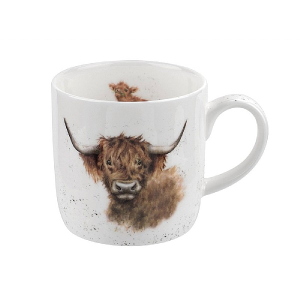 Portmeirion Wrendale Highland Cow Mug (Cow)