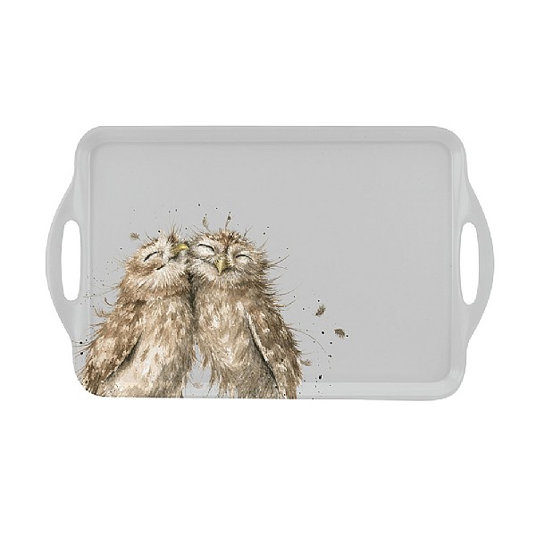 Portmeirion Wrendale Large Handled Tray (Grey Owl)