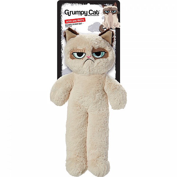 Grumpy Cat Floppy Plush Cat Dog Toy