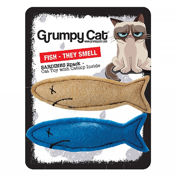 Grumpy Cat Smelly Sardines 2pc