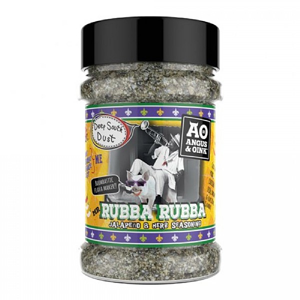 Angus & Oink Mr Rubba Rubba Jalapeno & Herb Seasoning Rub 200g