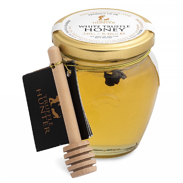 Truffle Hunter White Truffle Honey With Dipper - 240g