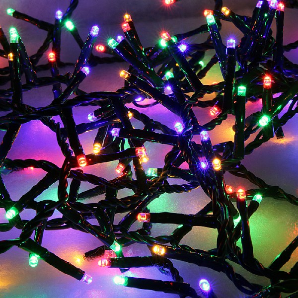 1000 multi colour led compact twinkle lights outdoor christmas christmas lighting sets