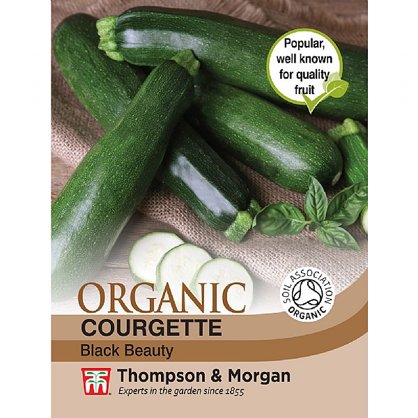Thompson & Morgan Courgette Black Beauty (Organic)