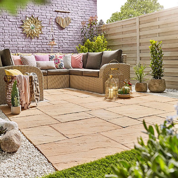 Abbey Paving Random 10.22m² Patio Kit (Various Colours)