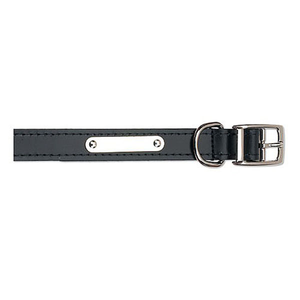 Ancol Black Sewn Dog Collar - 6 Sizes