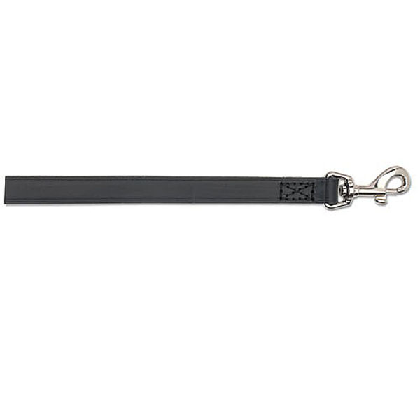 Ancol Black Leather Lead - 2 Sizes