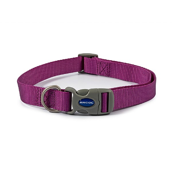 Ancol Viva Adjustable Nylon Collar Purple
