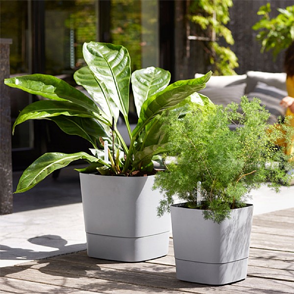 Elho Greensense Aqua Care Square Planter 30cm (Various Colours)